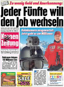 Kronen Zeitung, 09. Januar 2014