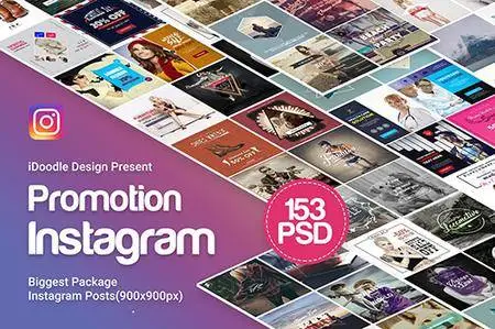 Promotion Instagram Posts - 153 PSD