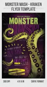 GraphicRiver Kraken Party Flyer
