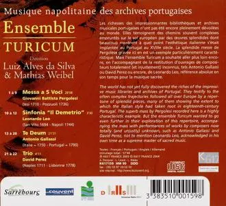 Ensemble Turicum - Pergolesi: Messa a 5 voci; Leo: Sinfonia "Il Demetrio"; Gallassi: Te Deum; Perez: Trio (2004)