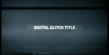 Digital Glitch Title - Project for After Effects (VideoHive)