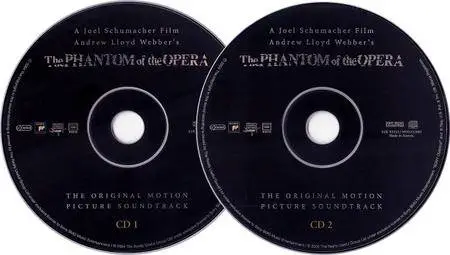 Andrew Lloyd Webber - The Phantom of the Opera (2004) The Original Motion Picture Soundtrack, Two CD Deluxe Collector's Edition