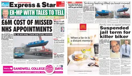 Express and Star Staffordshire Edition – January 12, 2019