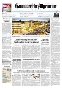 Hannoversche Allgemeine Zeitung - 01.11.2011