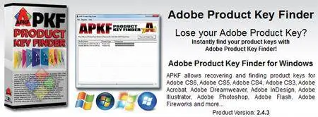 APKF Adobe Product Key Finder 2.4.9.0 Portable