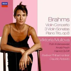 Brahms - Violin Concerto, 3 Violin Sonatas, Piano Trio, op.8 (V. Mullova) (2006)
