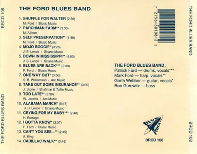 The Ford Blues Band - The Ford Blues Band (1991) [Re-Up]