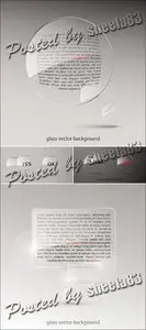 Backgrounds with Glass Vector