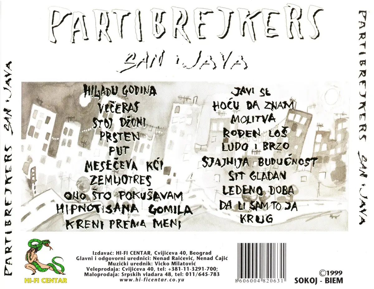 Partibrejkers - San I Java (1999)