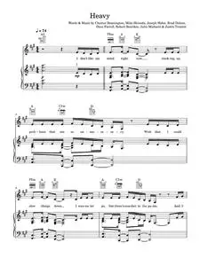 Heavy - Linkin Park, Linkin Park (Piano-Vocal-Guitar (Piano Accompaniment))