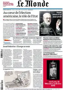 Le Monde et Le Monde des Livres du Vendredi 2 Novembre 2012