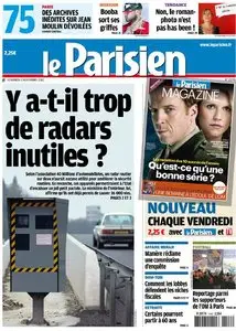 Le Parisien + Cahier Paris du Vendredi 2 Novembre 2012