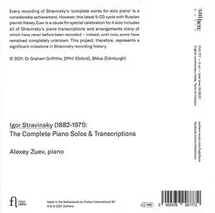 Alexey Zuev - Igor Stravinsky: The Complete Piano Solos & Transcriptions [5CDs] (2021)