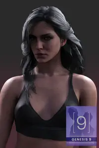 The Witcher 3  Wild Hunt Yennefer for G9 - 3D Model