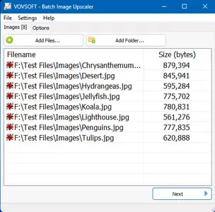 VovSoft Batch Image Upscaler 1.2