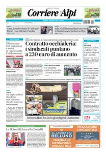 Corriere delle Alpi - 8 Ottobre 2025