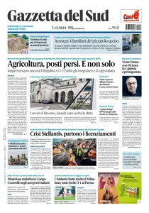 Gazzetta del Sud Catanzaro - 7 Dicembre 2024