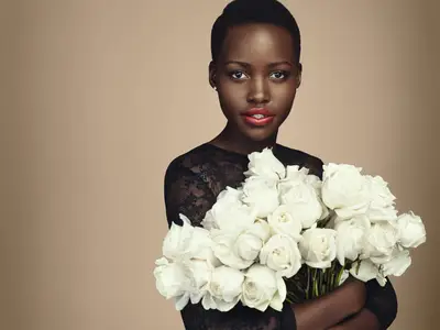 Lupita Nyong’o by Alexi Lubomirski for Lancôme