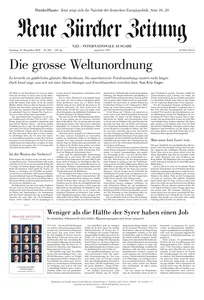 Neue Zurcher Zeitung International  - 14 December 2024