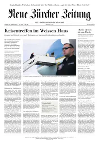 Neue Zurcher Zeitung International - 18 August 2025