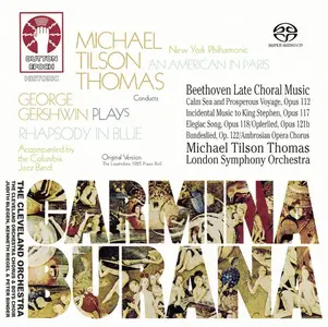 Michael Tilson Thomas - Orff, Beethoven, Gershwin (1974-76) [Reissue 2019] MCH PS3 ISO + DSD64 + Hi-Res FLAC