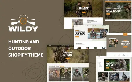 Ap Wildy - Hunting & Outdoor Shopify Theme