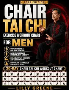 Chair Tai Chi Exercise Workout Chart for Men: A Low-Impact Seated Tai Chi Program with 30-Day Workout Charts to Improve