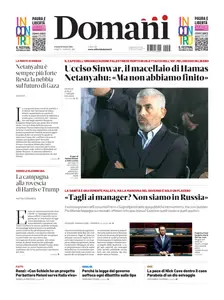 Domani - 18 Ottobre 2024