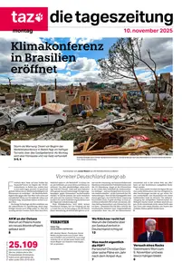 taz die tageszeitung - 10 November 2025