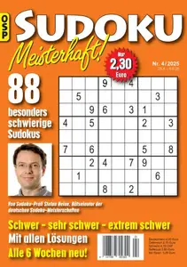 Sudoku Meisterhaft - Nr.4 2025