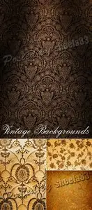 Stock Photo - Vintage Floral Backgrounds