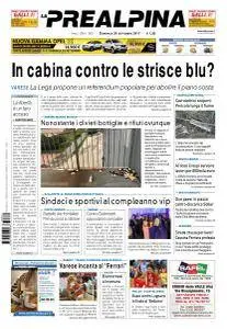 La Prealpina - 24 Settembre 2017