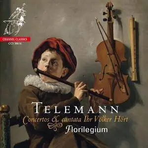 Florilegium & Clare Wilkinson - Telemann: Concertos & Cantata Ihr Volker Hort (2016) [Official Digital Download 24/96]