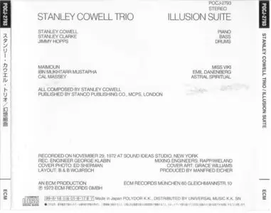 Stanley Cowell Trio - Illusion suite - 1973 [ECM 1026]