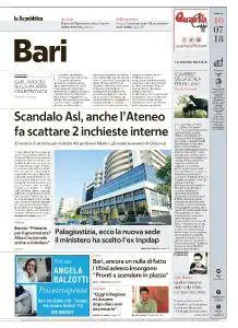 la Repubblica Bari - 10 Luglio 2018