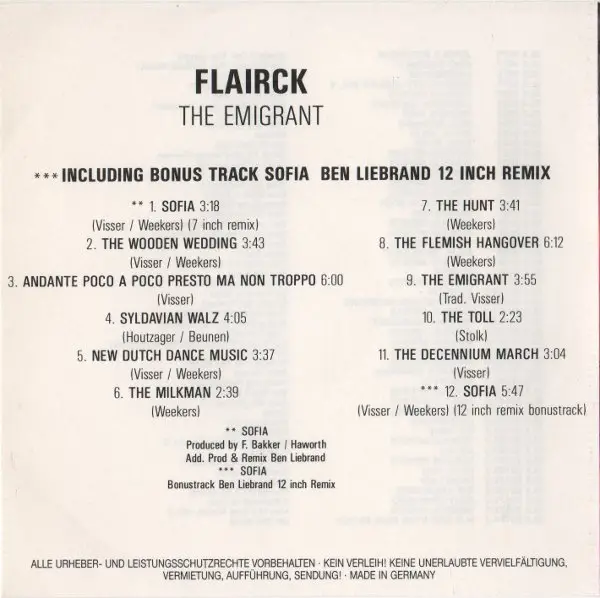 Flairck - The Emigrant (1989)