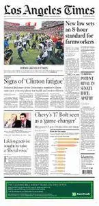 Los Angeles Times  September 13, 2016