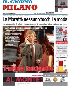 IL GIORNO MILANO 12 FEBBRAIO 2010