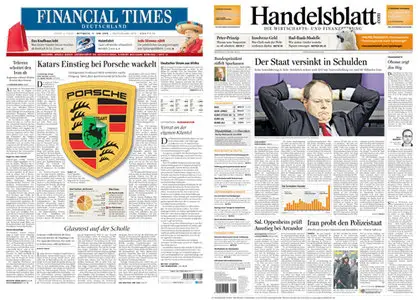 FinancialTimes Deutschland  & Handelsblatt vom 17.06.2009