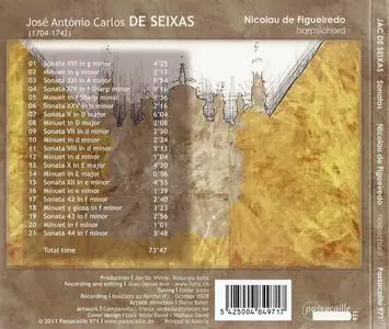 José Antonio de Seixas - Sonatas - Nicolau de Figueiredo (2011) {Passacaille 971}