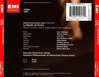 Thomas Fulton, Orchestre Philarmonique de Monte-Carlo - Auber: La muette de Portici (2002)