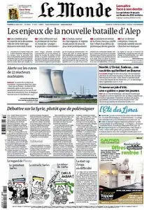 Le Monde et Supplément J.O. Londres du Vendredi 10 Aout 2012