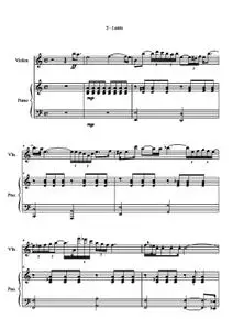 SONATE VERTE (3 mouvements)