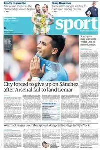 The Guardian Sports supplement  September 01 2017