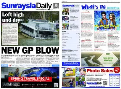 Sunraysia Daily – September 09, 2022