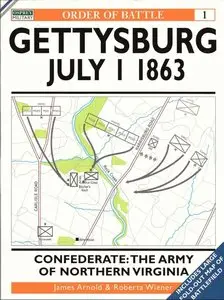 Gettysburg July 1 1863. Confederate: The Army of Northern Virginia