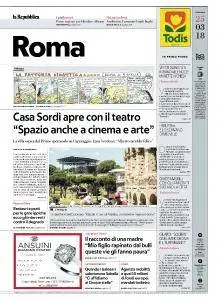 la Repubblica Roma - 25 Marzo 2018
