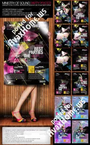 GraphicRiver Ministry of Sound Party Poster