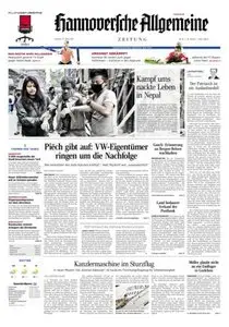 Hannoversche Allgemeine Zeitung - 27.04.2015