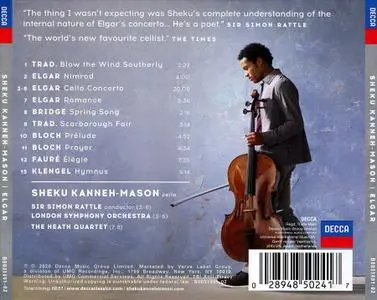 Sheku Kanneh-Mason, Simon Rattle, London Symphony Orchestra - Elgar (2020)